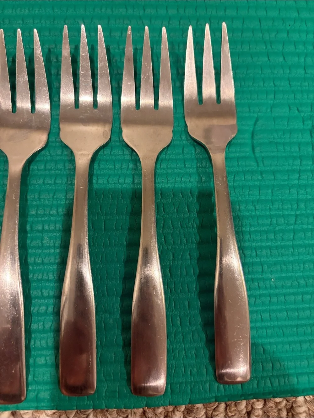 Stainless Steel Dining Forks - Silver (Set) of 6